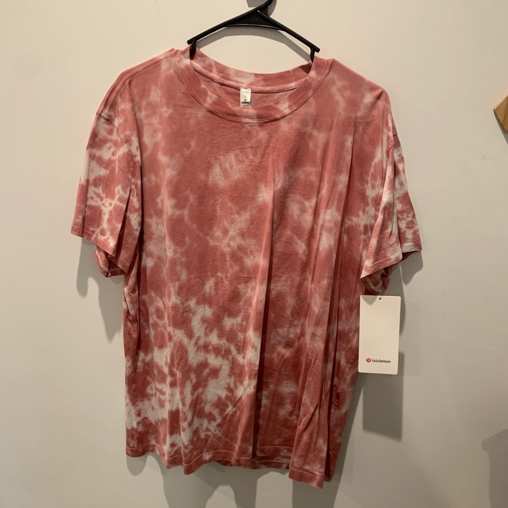 LULULEMON ALL YOURS BOYFRIEND TEE SIZE 12